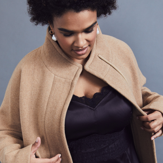 tan coat model 3